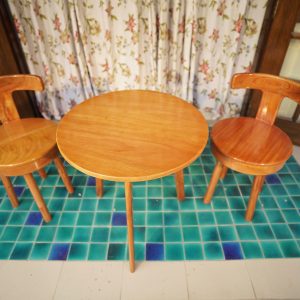 অরণ্য সুইভেল চেয়ার টেবিল সেট